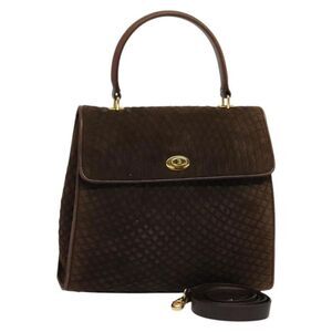 Pre Loved bally Women Brown Handbags